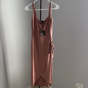 See You Monday Dusty Rose Midi Dress